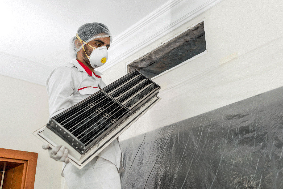 Professional duct cleaning service